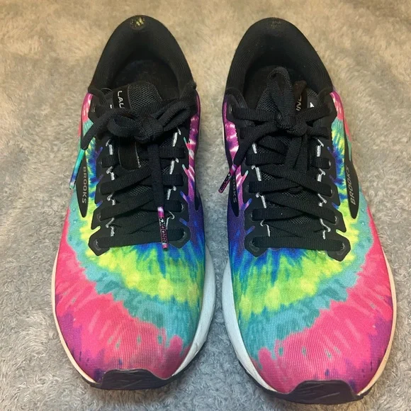 Brooks Launch Rock Roll Marathon Tie Dye Running Shoes Women’s, Size 
